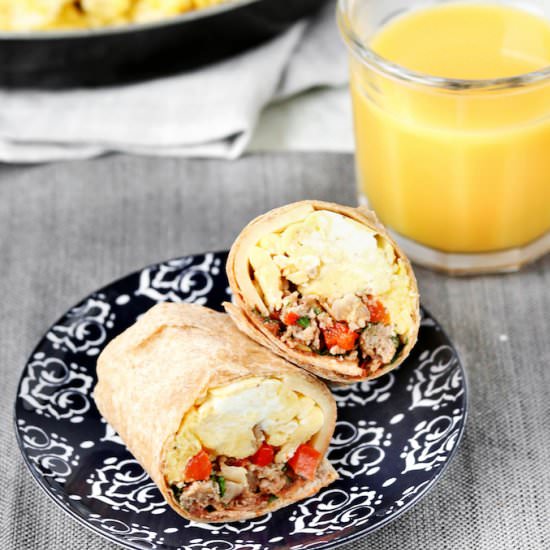 Freezer Friendly Breakfast Burritos - Recipe photo by simplysissom