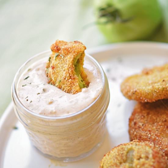 Fried Green Tomatoes - Recipe photo by SimpleSeasonal