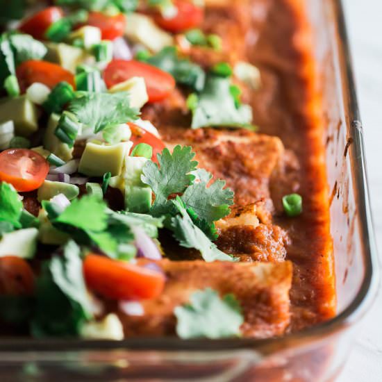 Paleo Chicken Enchilada - Recipe photo by herheartandtable