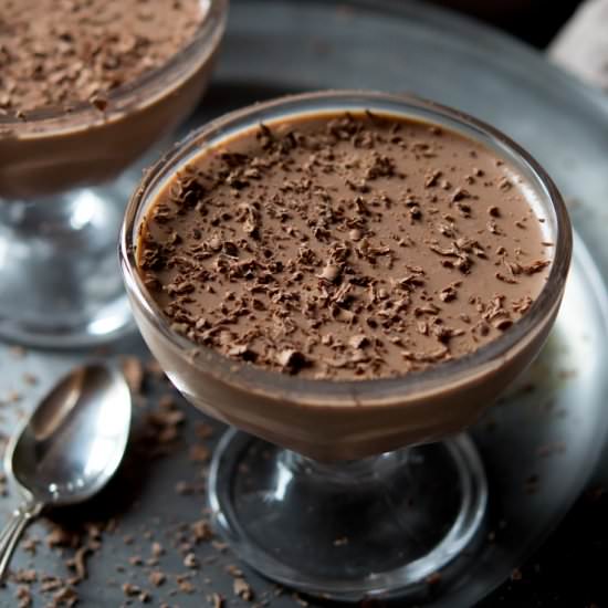 Chocolate Panna Cotta - Recipe photo by Inside the rustic kitchen