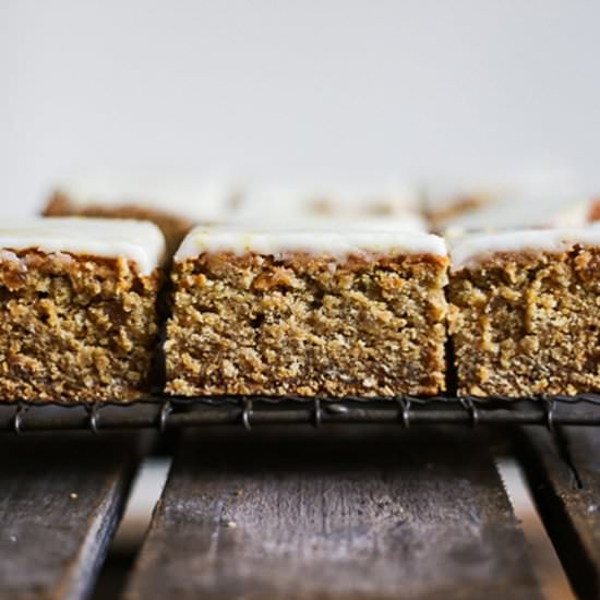 Lemon Iced Stem Ginger Parkin - Recipe photo by fromthelarder