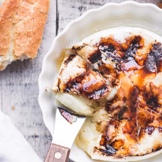 Brûléed Brie - Recipe photo by theviewfromgreatisland
