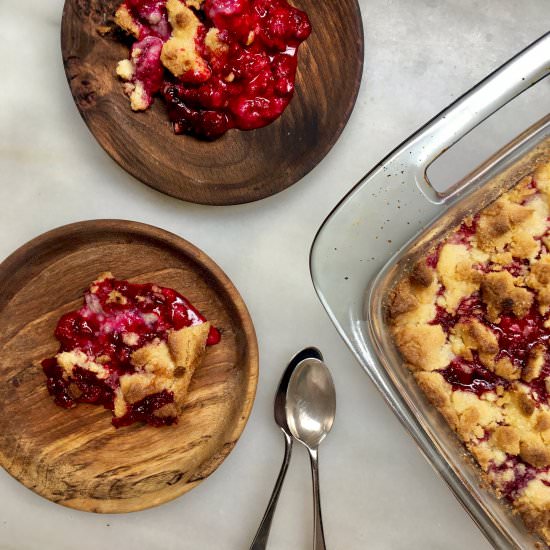 Big Crumb Mixed Berry Crumble - Recipe photo by jessie sheehan bakes