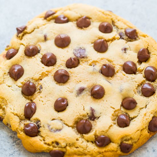 XL Chocolate Chip Cookie For One - Recipe photo by Averie