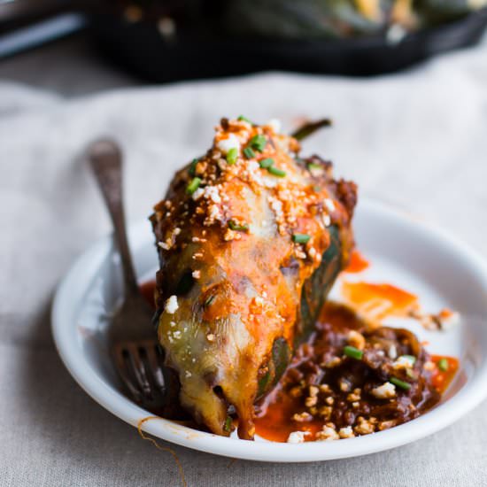 Turkey Enchilada Poblano Peppers - Recipe photo by megiswell