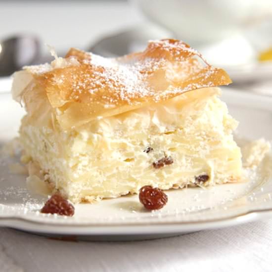 Hungarian Noodle Cheese Pie - Recipe photo by adinutza