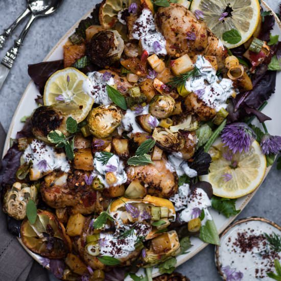 Harissa Chicken - Recipe photo by deluscious bites