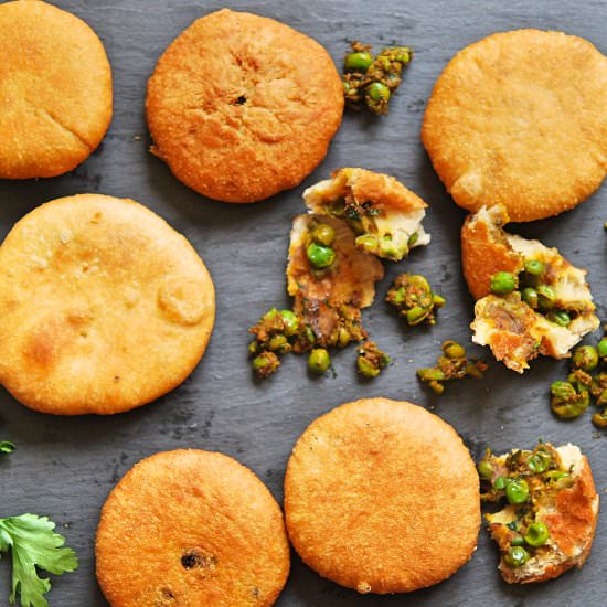 Khasta Matar Kachori - Recipe photo by YourFoodFantasy