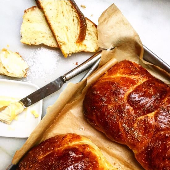 Challah Bread - Recipe photo by jessie sheehan bakes