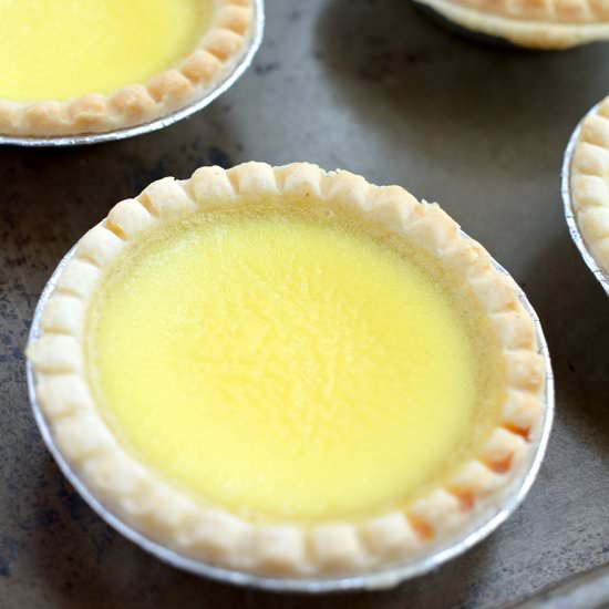 Chinese Egg Tarts - Recipe photo by cookingwithteamj