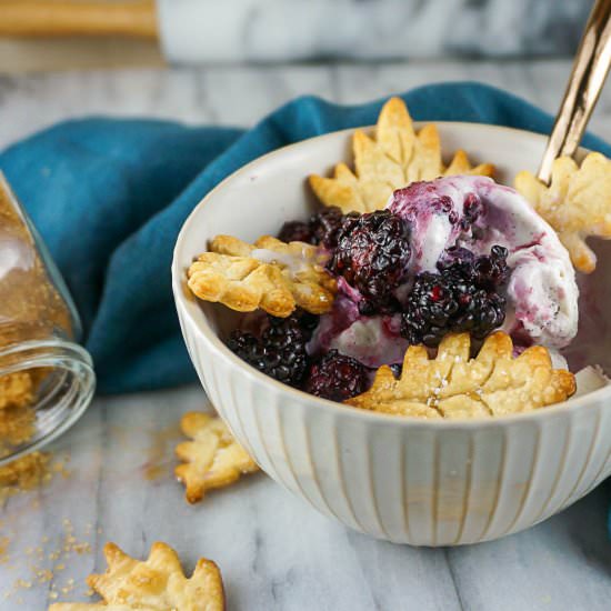 Pie Crust Cookie Ice Cream - Recipe photo by loveandrisotto