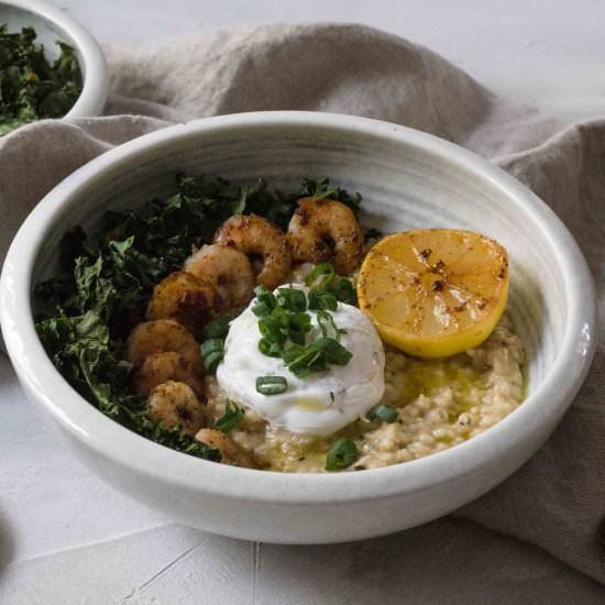 Comforting Savory Cheesy Lemony Oat - Recipe photo by rezelkealoha