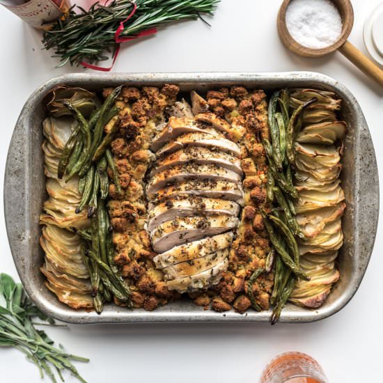 Sheet Pan Turkey Dinner - Recipe photo by iamafoodblog