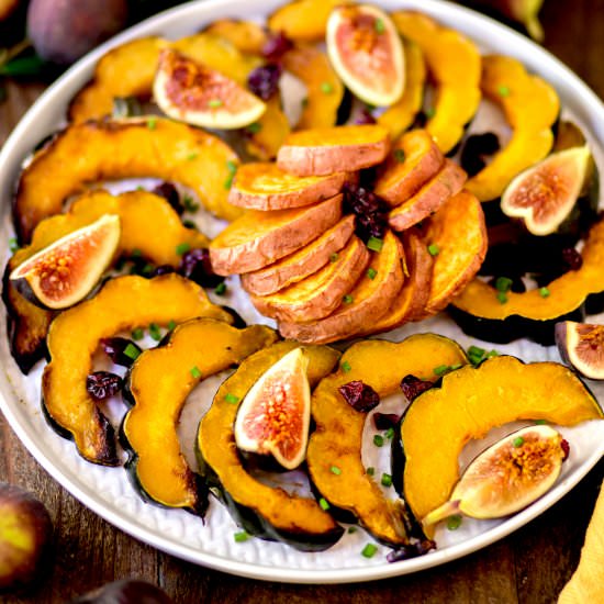 Roasted Sweet Potatoes & Squash - Recipe photo by tiffanybendayan