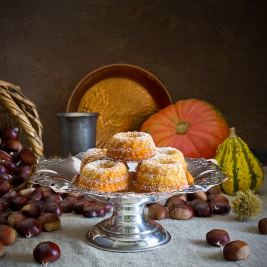 Chestnut Sponge Cake - Recipe photo by JUEGODESABORES