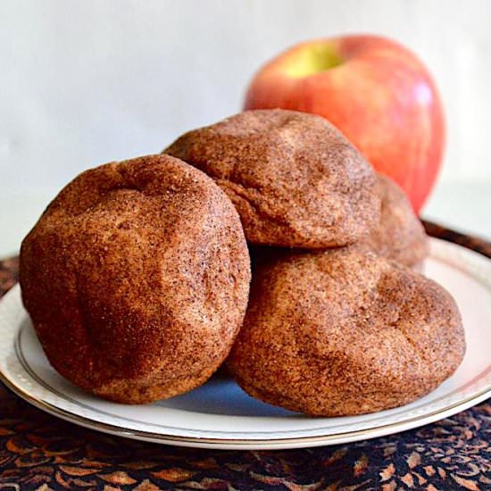 Caramel Stuffed Apple Cider Cookies - Recipe photo by jeanieandluluskitchen