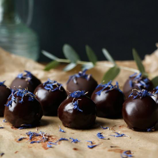 Vegan Chocolate Confections - Recipe photo by nirvanacakery