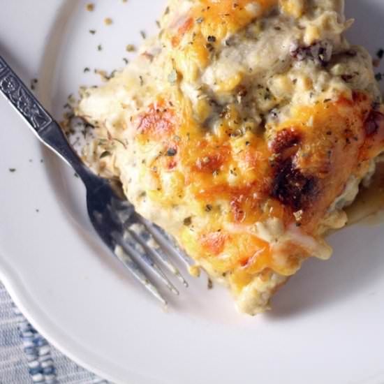 Cheesy Verde Chicken Enchiladas - Recipe photo by Buy This Cook That
