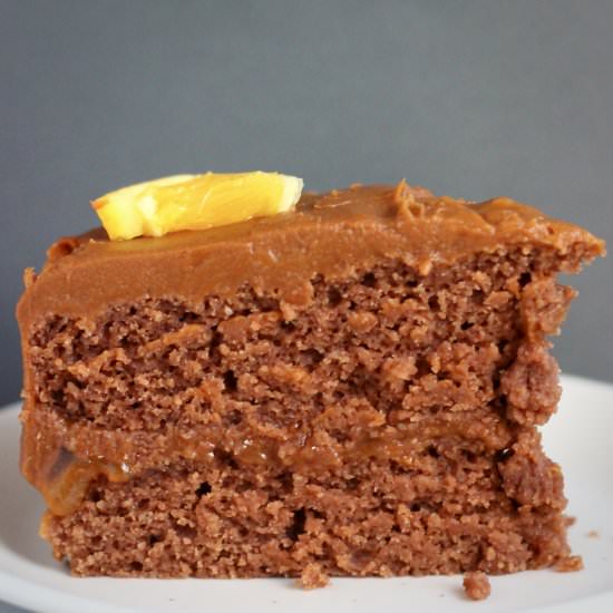 GF Vegan Chocolate Orange Cake - Recipe photo by rhiansrecipes