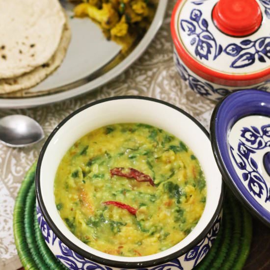 Dal Palak | Indian Spinach dal - Recipe photo by MyWeekendKitchen