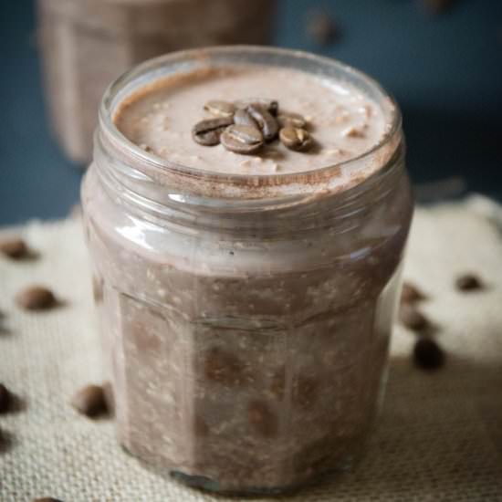Mocha Overnight Oats - Recipe photo by Nathalie IG