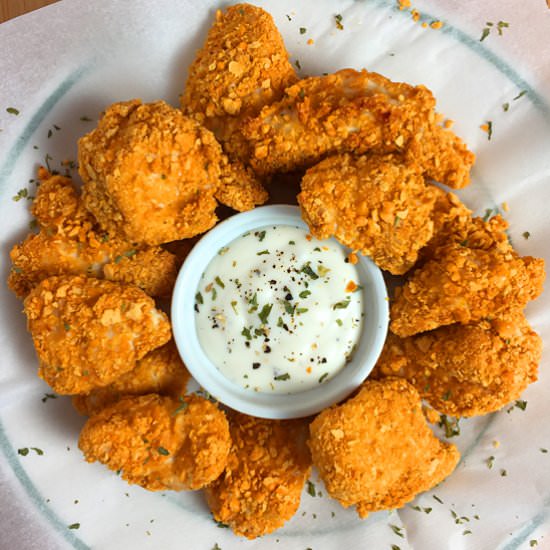 Baked Cheezy Chicken Nuggets - Recipe photo by RecipeTeacher
