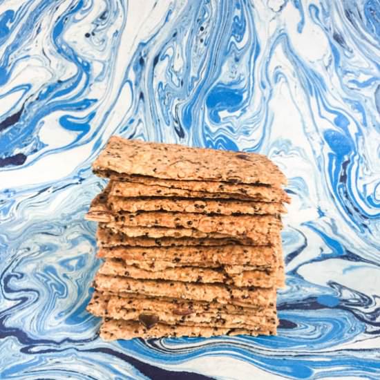 Seedy Gluten Free Crackers - Recipe photo by zingijounal