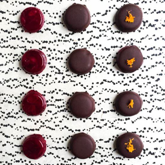Chocolate Covered Cranberry Gummies - Recipe photo by zingijounal
