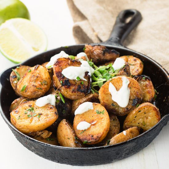 aloo chaat – indian spiced potatoes - Recipe photo by glebekitchen