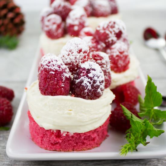 Mini Red Velvet Cheesecakes - Recipe photo by two.purple.figs