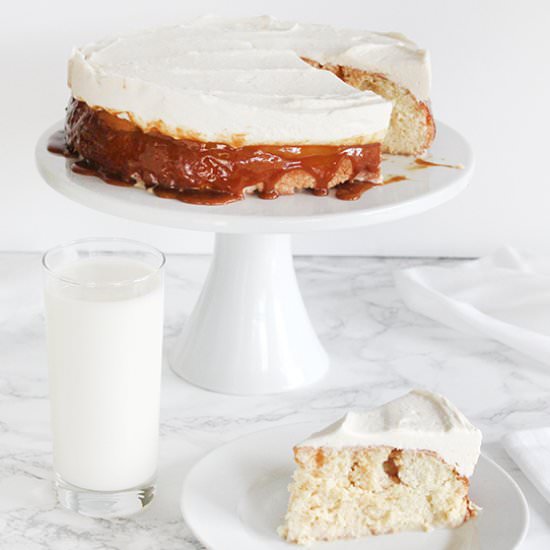 Caramel Tres Leches Cake - Recipe photo by SouthernMomLoves