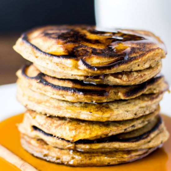 Paleo Butternut Squash Pancakes - Recipe photo by fithappyfree