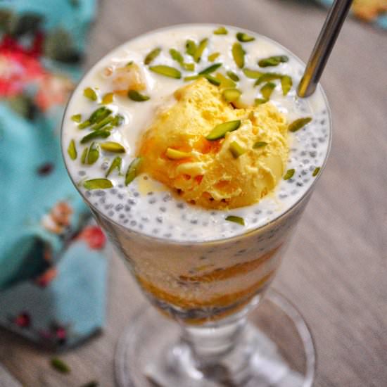 Mango Falooda with Rabri - Recipe photo by Savory and Sweet Food
