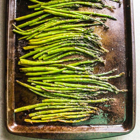 Roasted Asparagus - Recipe photo by Lisa G Cooks