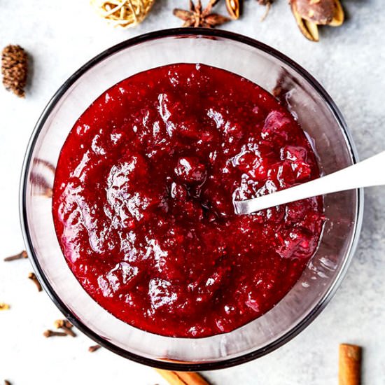 Cranberry Relish - Recipe photo by misspickledplum