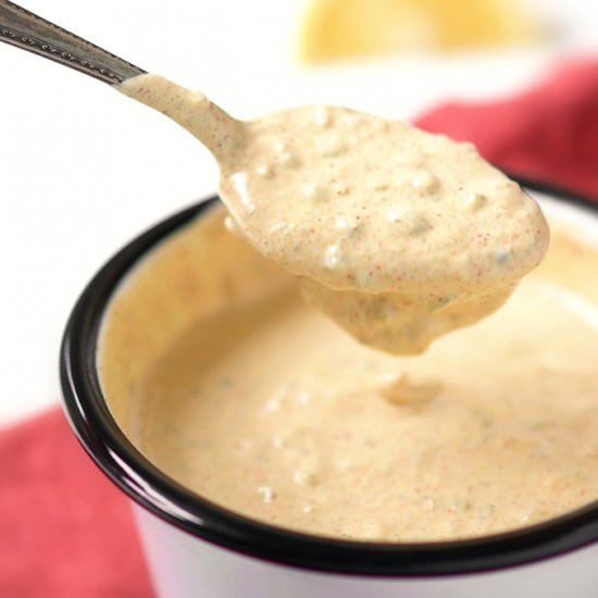 Cajun Remoulade Sauce - Recipe photo by SimpleSeasonal