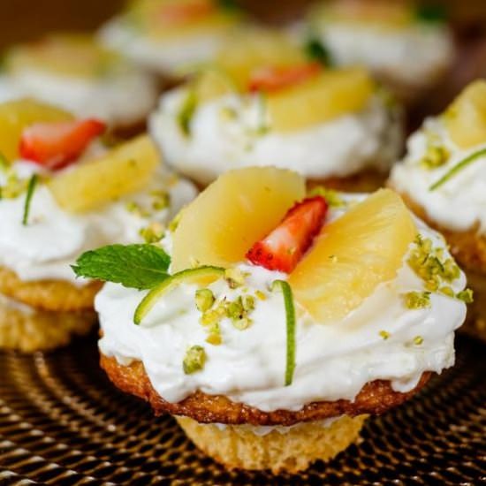 Fresh Cream Pineapple Cupcakes - Recipe photo by thedeliciouscrescent