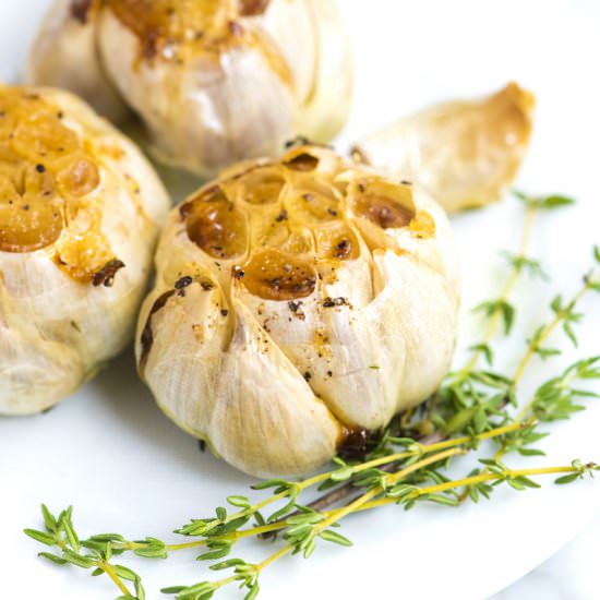 How to Easily Roast Garlic - Recipe photo by inspiredtaste