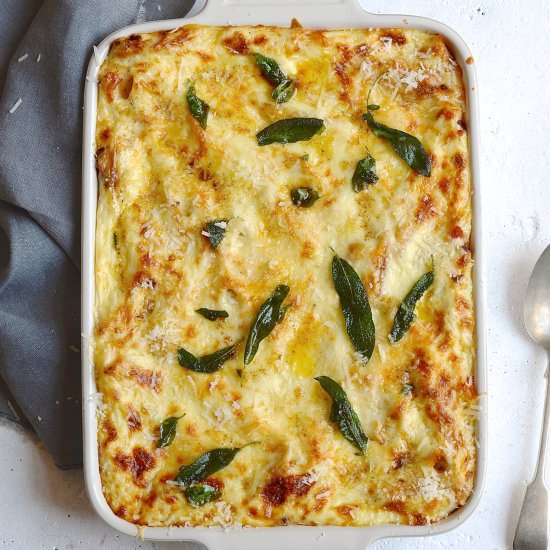 Pastitsio with sage butter - Recipe photo by Bibbyskitchenat36