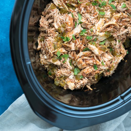 Crockpot Salsa Chicken - Recipe photo by freeyourfork