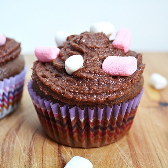 Hot Chocolate Cupcakes - Recipe photo by lightscamerabake