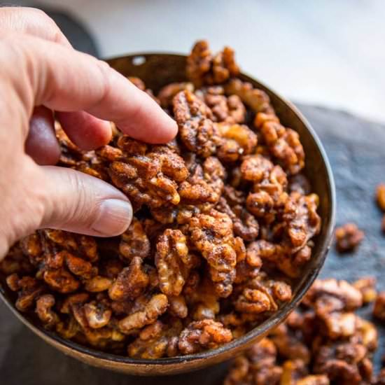 Smoky Spiced Walnuts - Recipe photo by keviniscooking