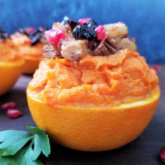 Sweet Potato Stuffed Oranges - Recipe photo by Give it Some Thyme