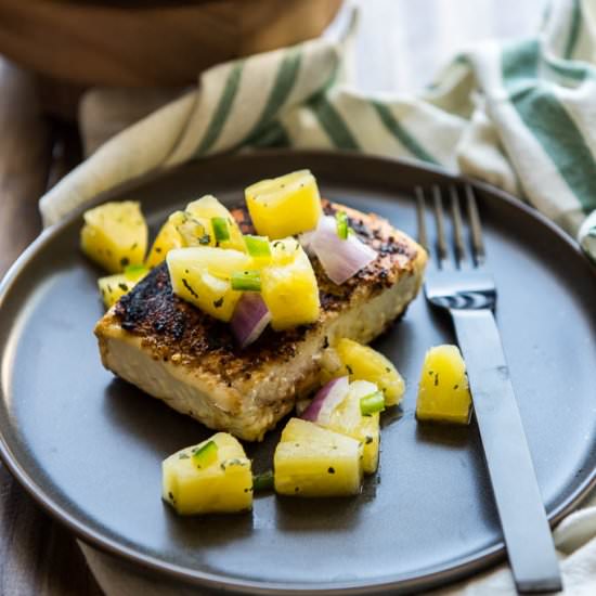 Pan Seared Halibut - Recipe photo by garnishedplate
