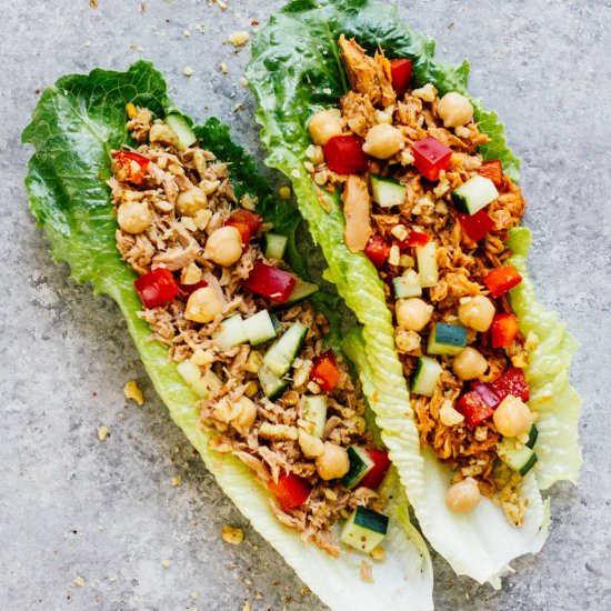 Tuna Lettuce Wraps - Recipe photo by Jar Of Lemons