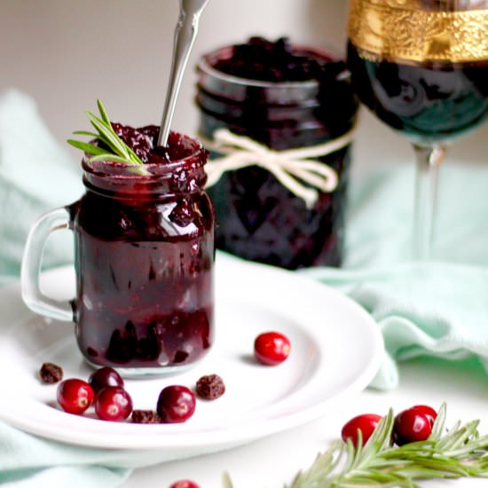 Balsamic Port Cranberry Sauce - Recipe photo by YuliCooks