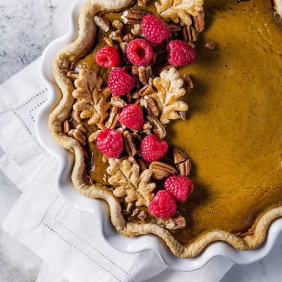 Classic Pumpkin Pie - Recipe photo by Stiers Aesthetic