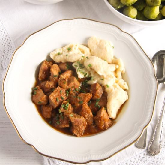 Hungarian Pork and Paprika Stew - Recipe photo by adinutza