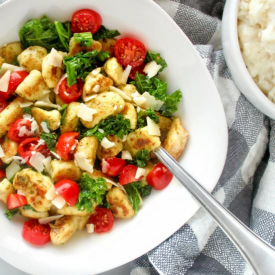 Ricotta Mashed Potato Gnocchi - Recipe photo by Byte Sized Nutrition
