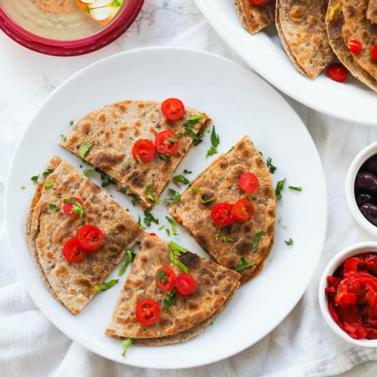 Mediterranean Quesadillas - Recipe photo by Avocado A Day